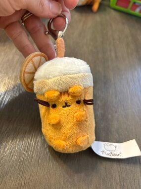 Pusheen Surprise Plush Series 19 Orange Juice Keychain